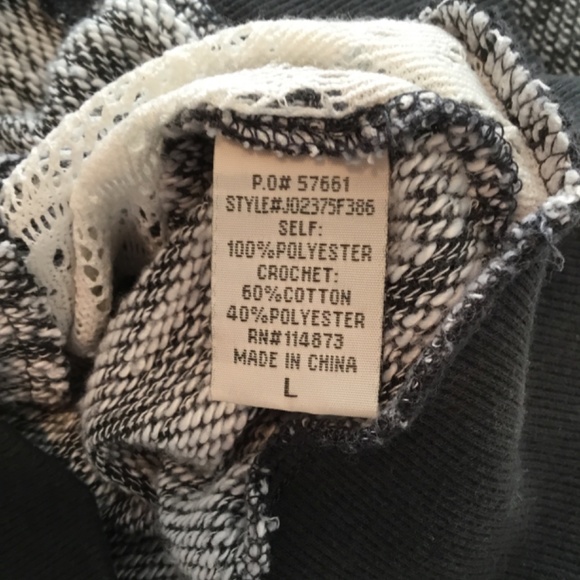 Chance of Fate Ladies Zipper Hoodie Gray Size L - Picture 4 of 5